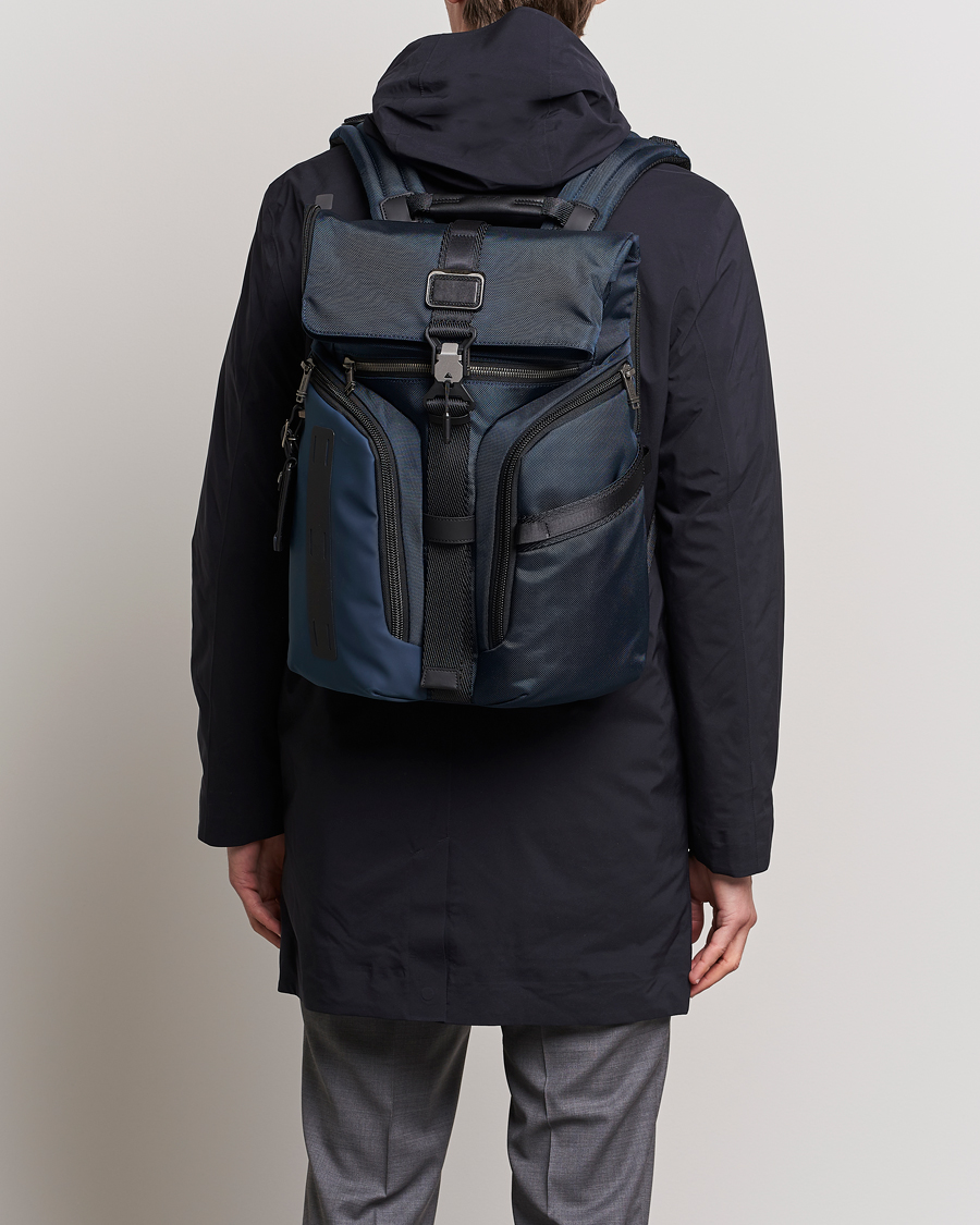 Heren | Rugzakken | TUMI | Alpha Bravo Logistics Backpack Navy