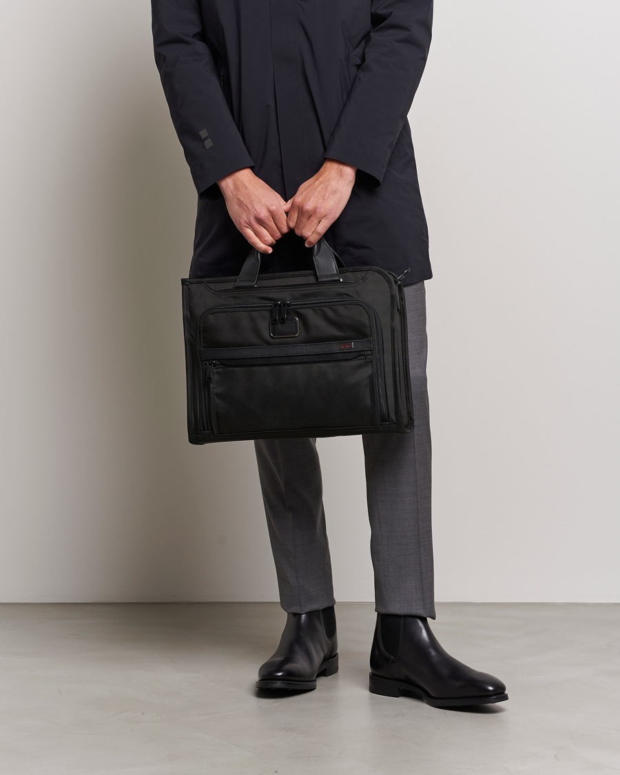 Heren | Tassen | TUMI | Alpha 3 Slim Deluxe Portfolio Black