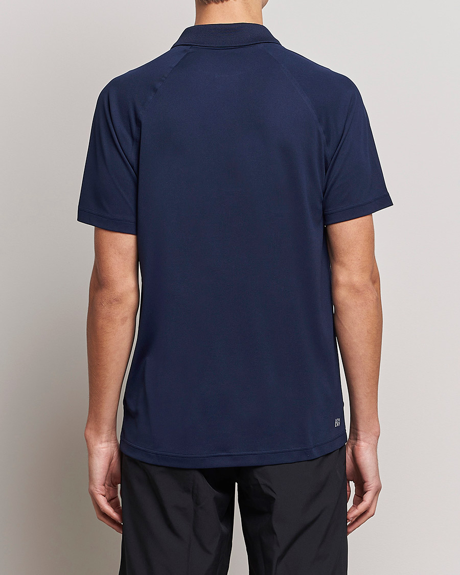 Heren | Polo's | Lacoste Sport | Performance Ribbed Collar Polo Navy