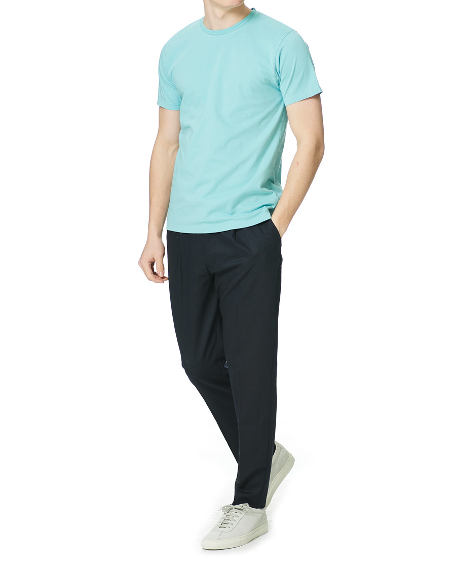 Heren | T-shirts | Colorful Standard | Classic Organic T-Shirt Teal Blue