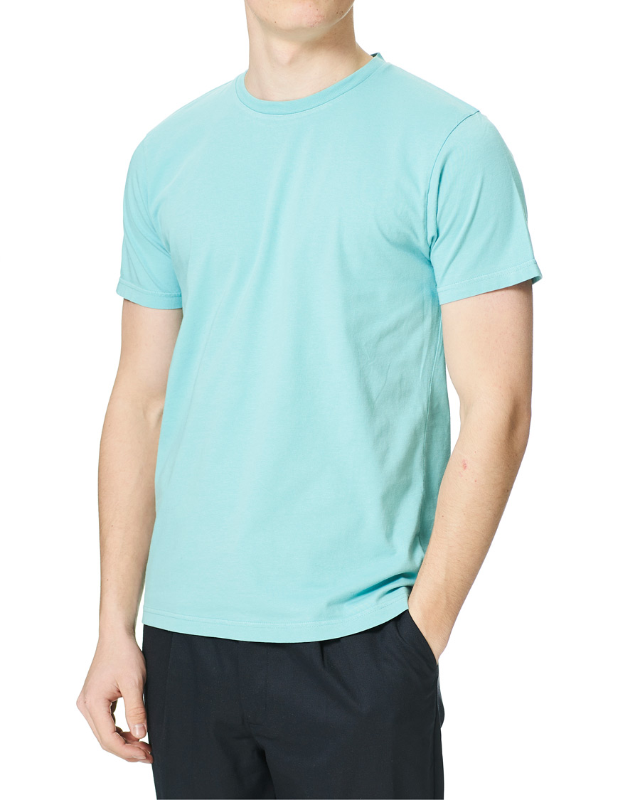 Heren | T-shirts | Colorful Standard | Classic Organic T-Shirt Teal Blue