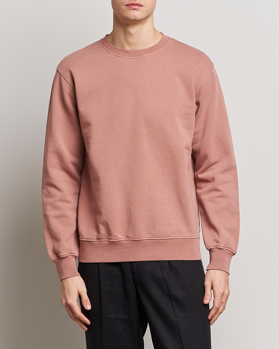 Heren |  | Colorful Standard | Classic Organic Crew Neck Sweat Rosewood Mist