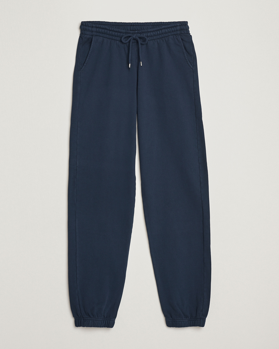 Heren | Broeken | Colorful Standard | Classic Organic Sweatpants Navy Blue