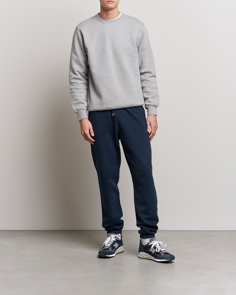 Heren | Broeken | Colorful Standard | Classic Organic Sweatpants Navy Blue