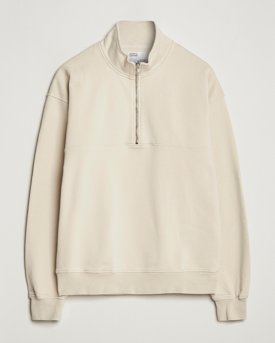 Heren | Colorful Standard | Colorful Standard | Classic Organic Half-Zip Ivory White