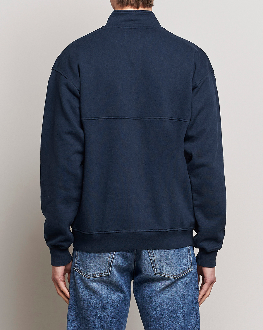 Heren | Truien | Colorful Standard | Classic Organic Half-Zip Navy Blue