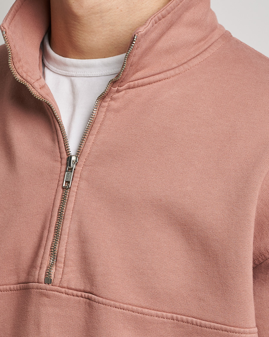 Heren | Truien | Colorful Standard | Classic Organic Half-Zip Rosewood Mist