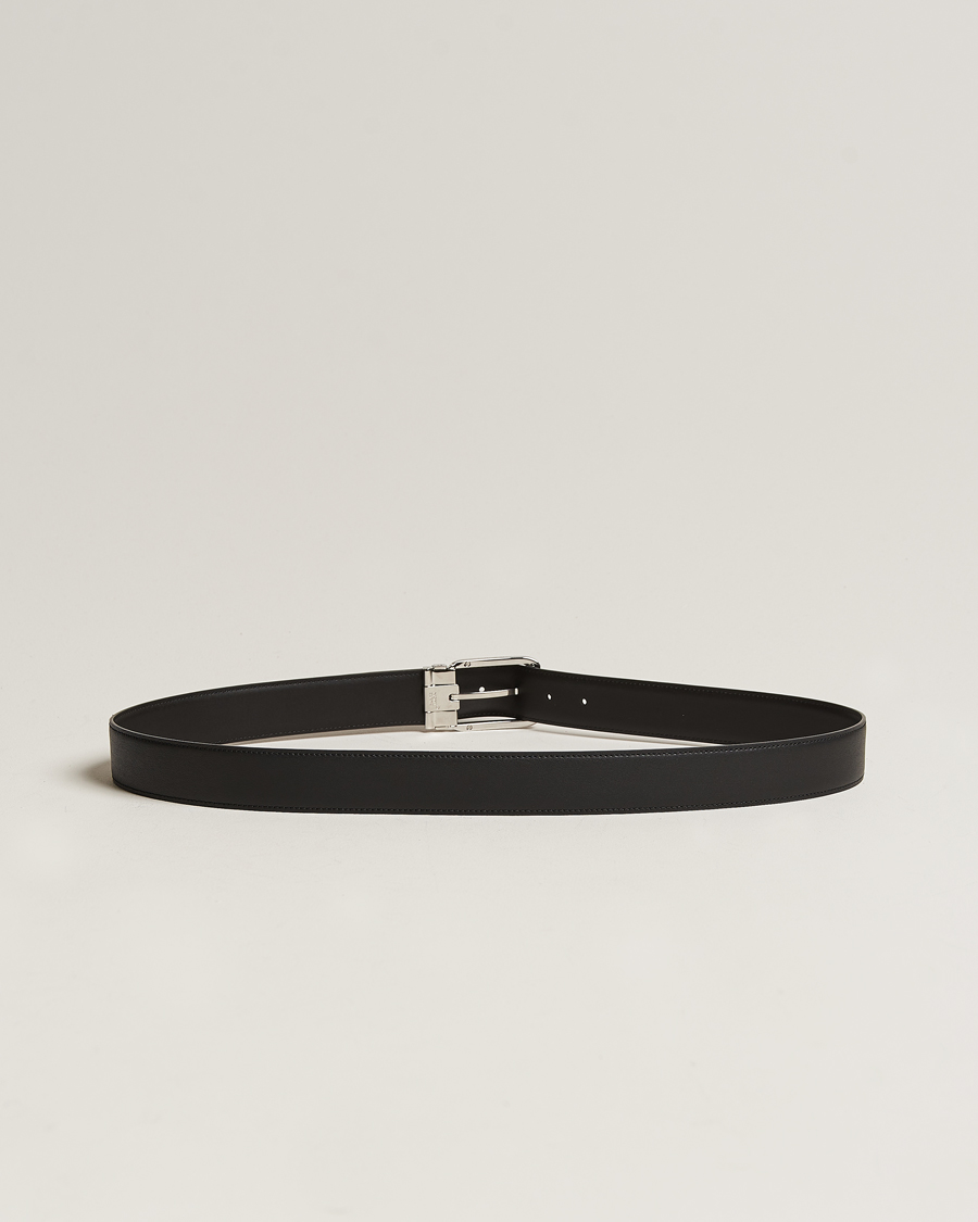 Heren | Accessoires | Montblanc | Black 35 mm Leather belt Black