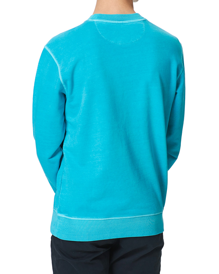 Heren | Truien | GANT | Sunbleached Crew Neck Sweatshirts Aqua Green