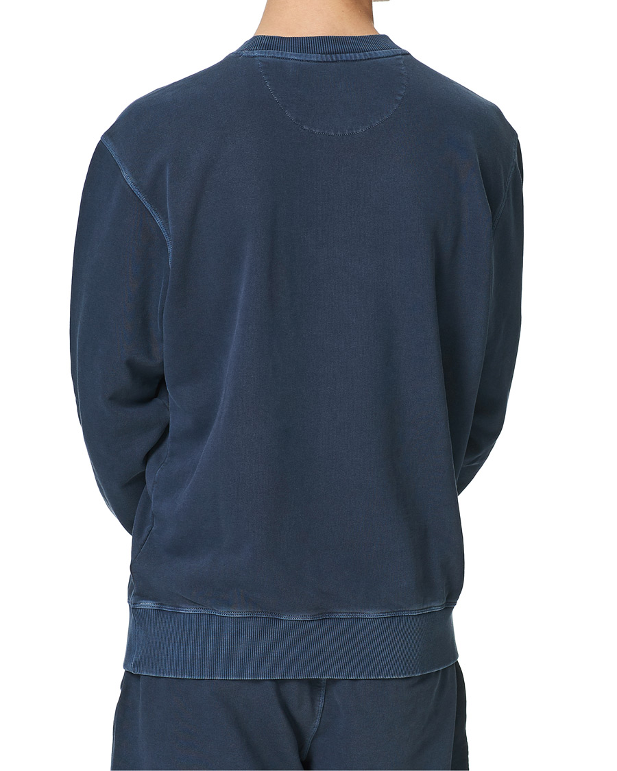 Heren | Truien | GANT | Sunbleached Crew Neck Sweatshirts Evening Blue