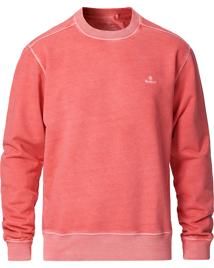 Heren | Truien | GANT | Sunbleached Crew Neck Sweatshirts Watermelon Pink