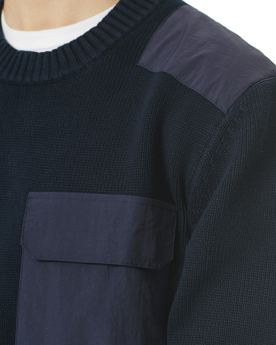 Heren | Truien | GANT | Rough Weather Crew Neck Sweater Evening Blue