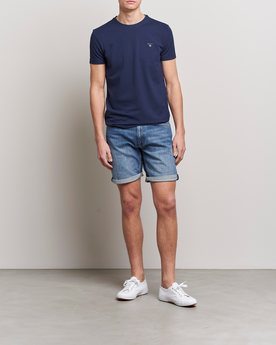 Heren | Korte broek | GANT | Arley Denim Shorts Light Blue