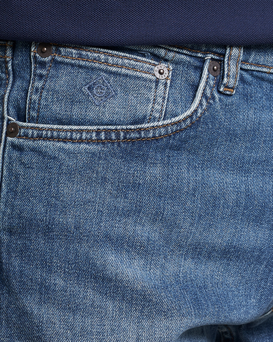 Heren | Korte broek | GANT | Arley Denim Shorts Light Blue