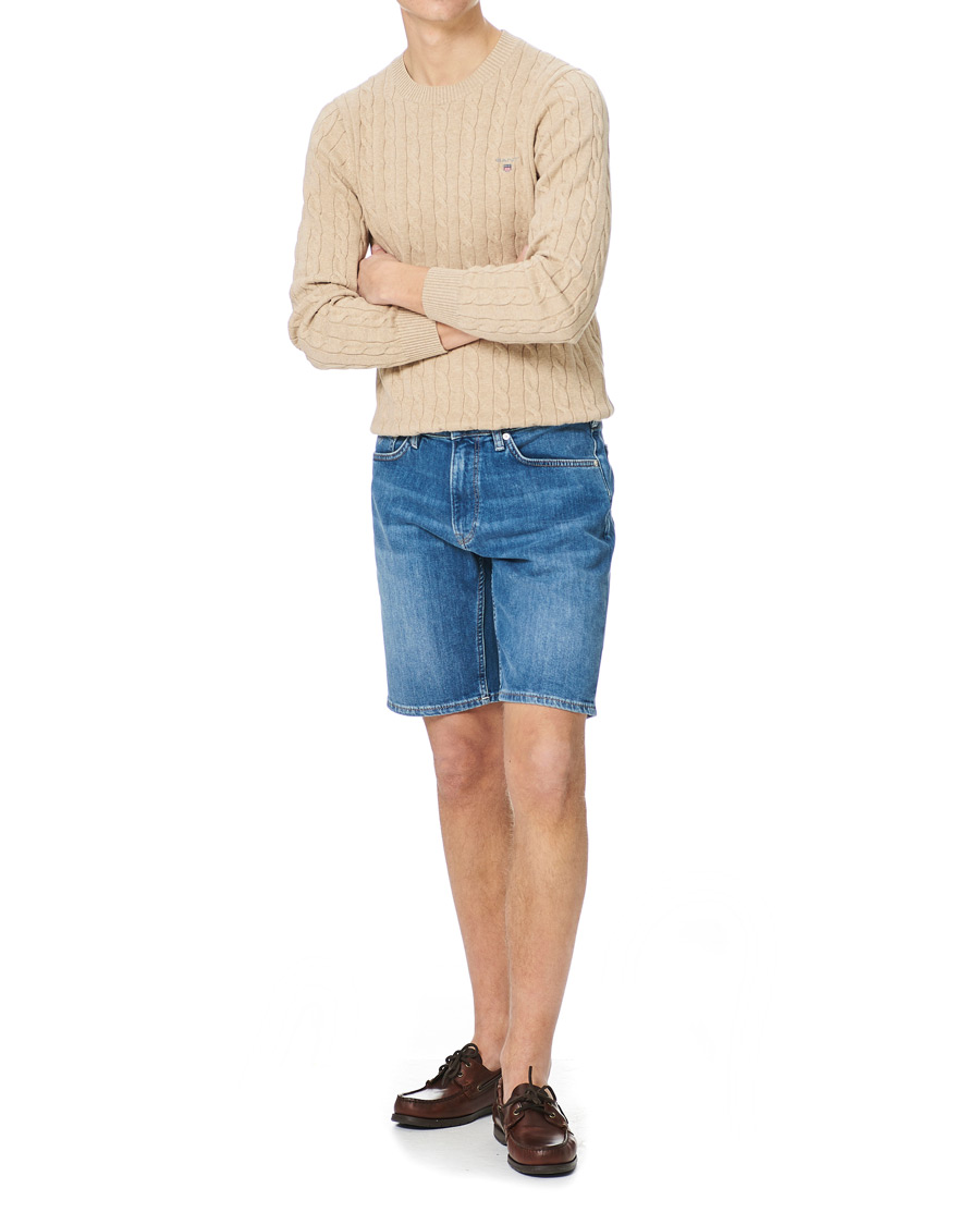 Heren | Korte broek | GANT | Arley Jeans Shorts Semi Light Blue