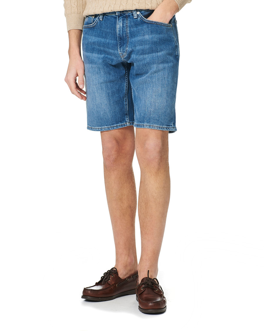 Heren | Korte broek | GANT | Arley Jeans Shorts Semi Light Blue