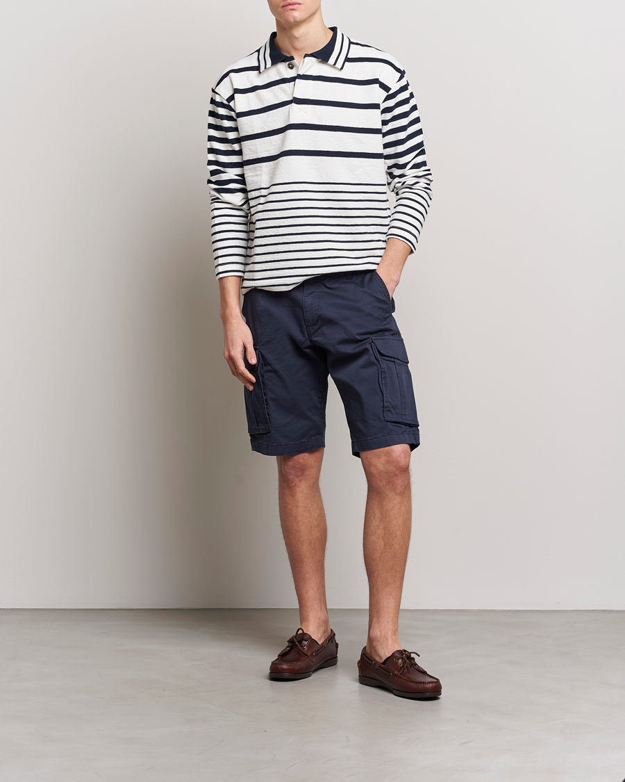 Heren | Korte broek | Gant | Relaxed Twill Cargoshorts Marine