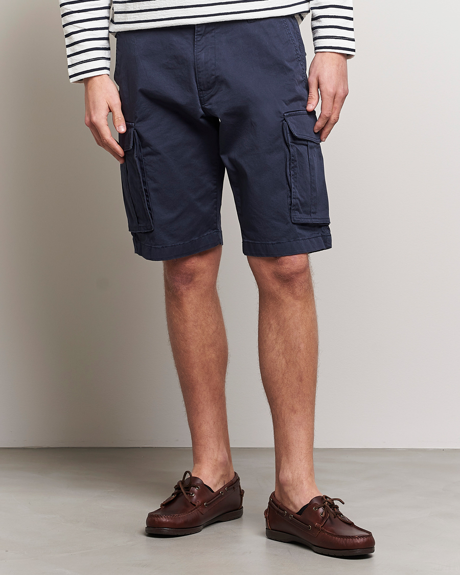 Heren | Korte broek | Gant | Relaxed Twill Cargoshorts Marine