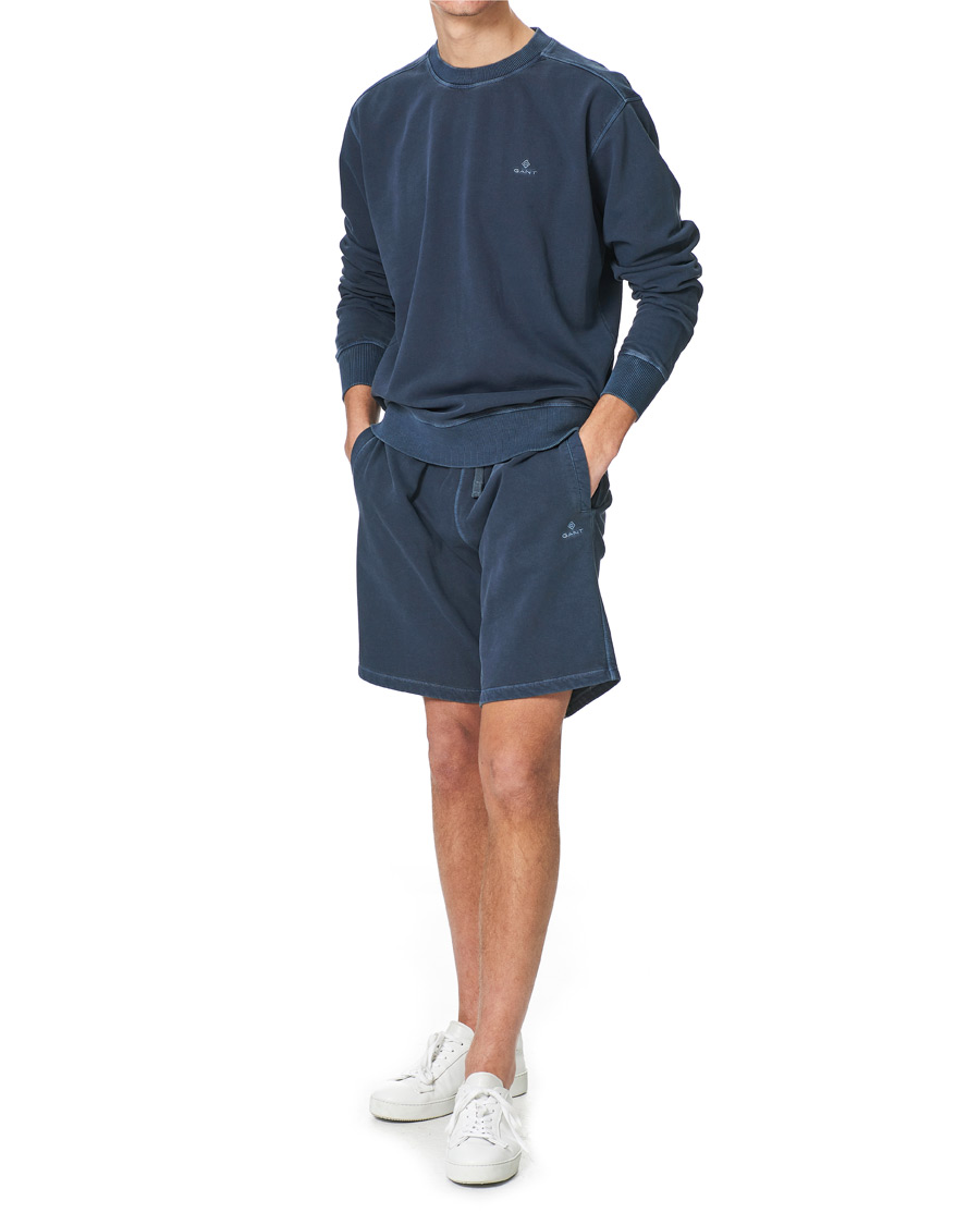 Heren | Korte broek | GANT | Sunbleached Sweatshorts Evening Blue