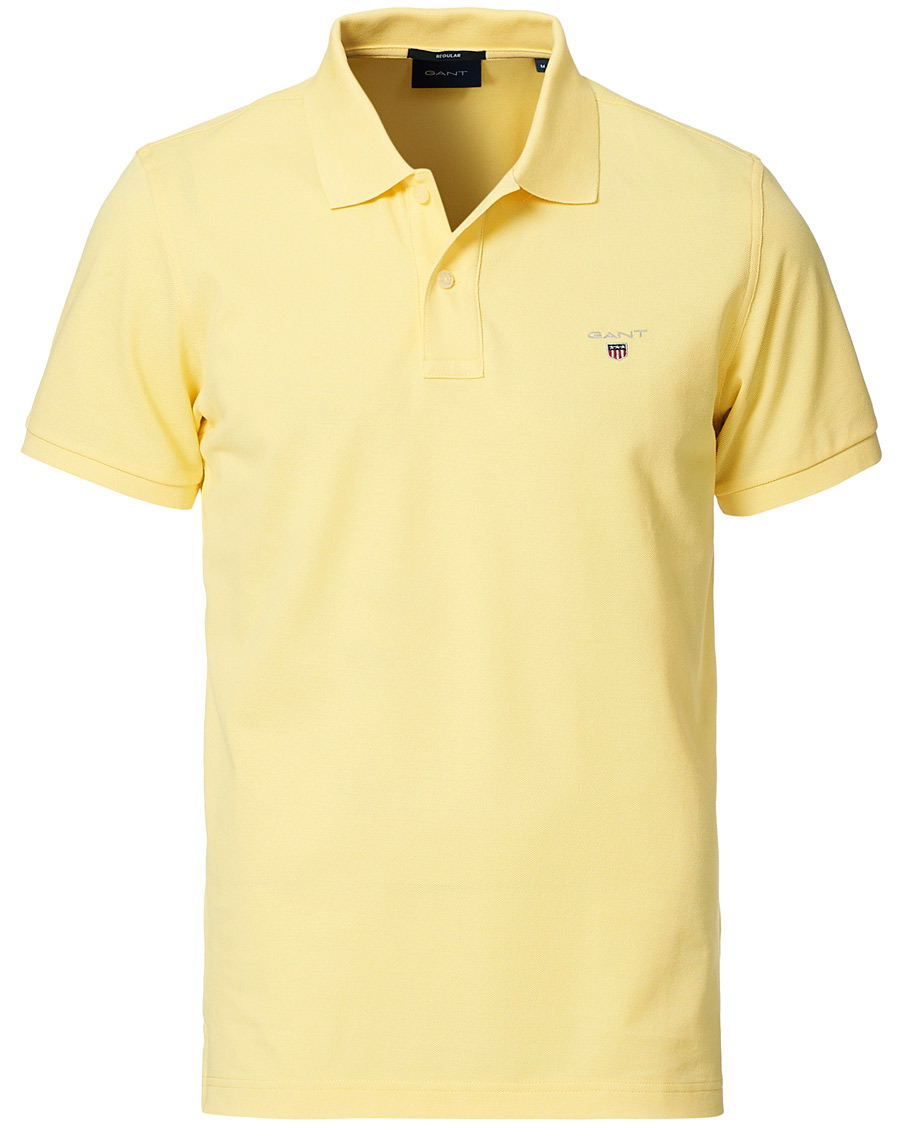 Heren | Polo's | GANT | The Original Polo Banana Yellow