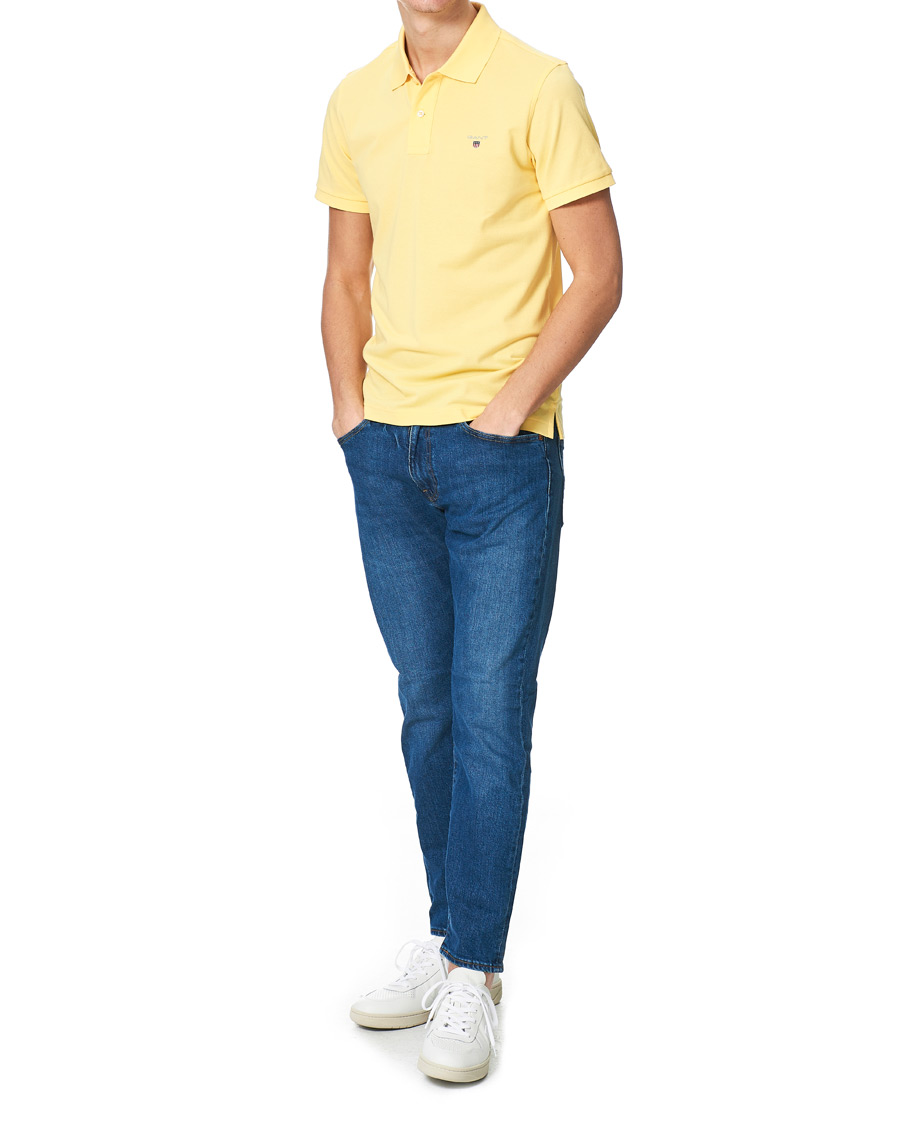 Heren | Polo's | GANT | The Original Polo Banana Yellow