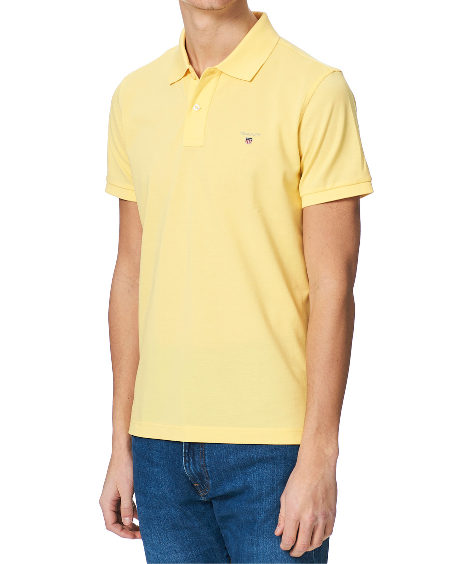 Heren | Polo's | GANT | The Original Polo Banana Yellow