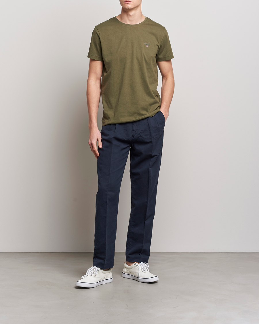 Heren | T-shirts | GANT | The Original T-Shirt Racing Green