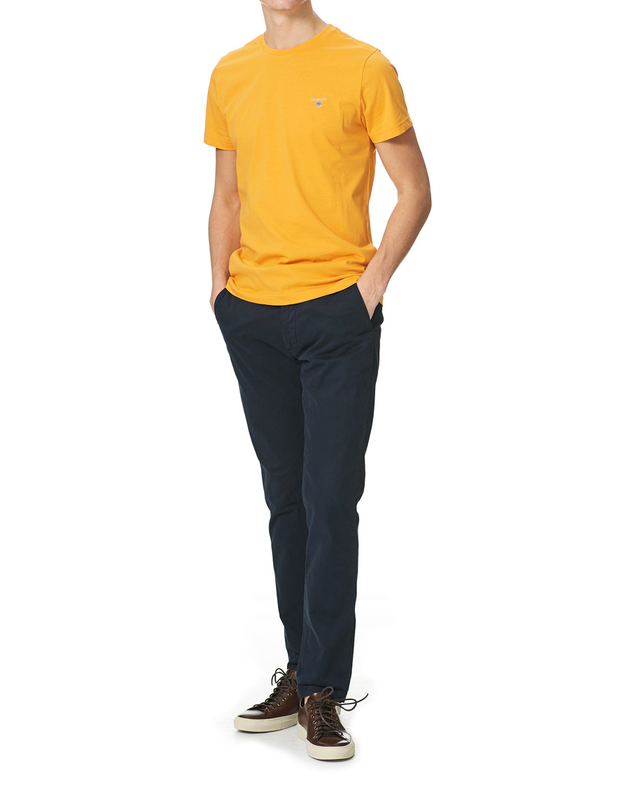 Heren | T-shirts | GANT | The Original Tee Dalia Orange