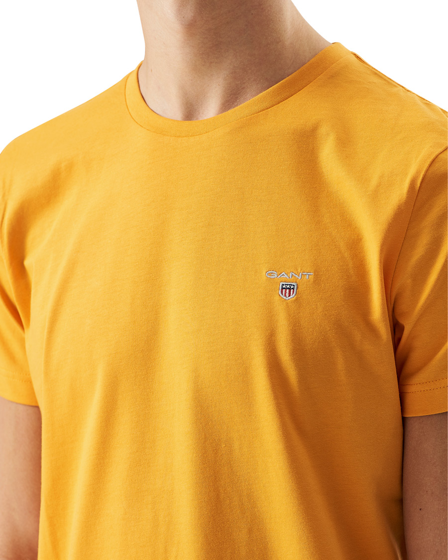 Heren | T-shirts | GANT | The Original Tee Dalia Orange