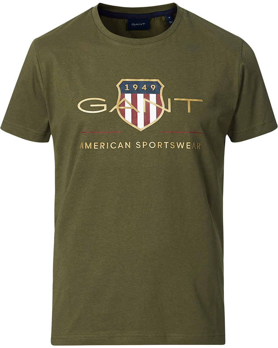 Heren | T-shirts | GANT | Archive Shield Logo Tee Racing Green