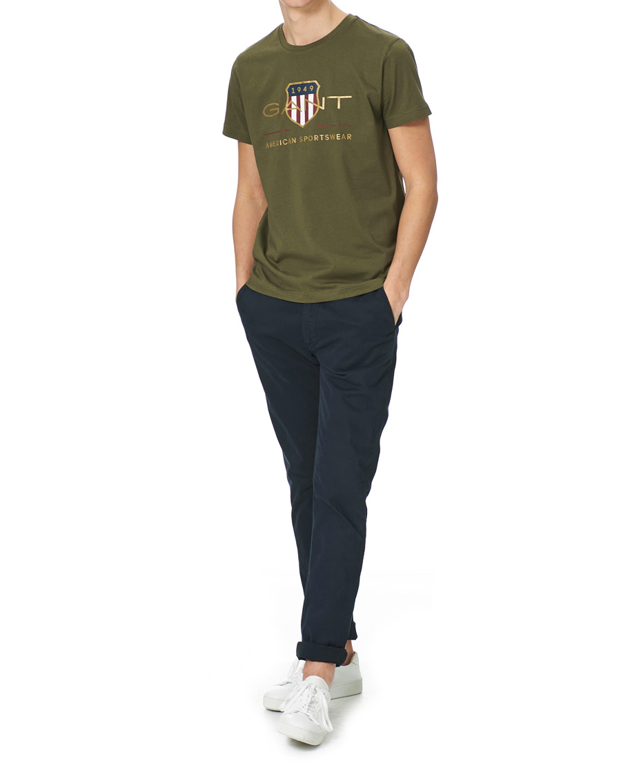 Heren | T-shirts | GANT | Archive Shield Logo Tee Racing Green