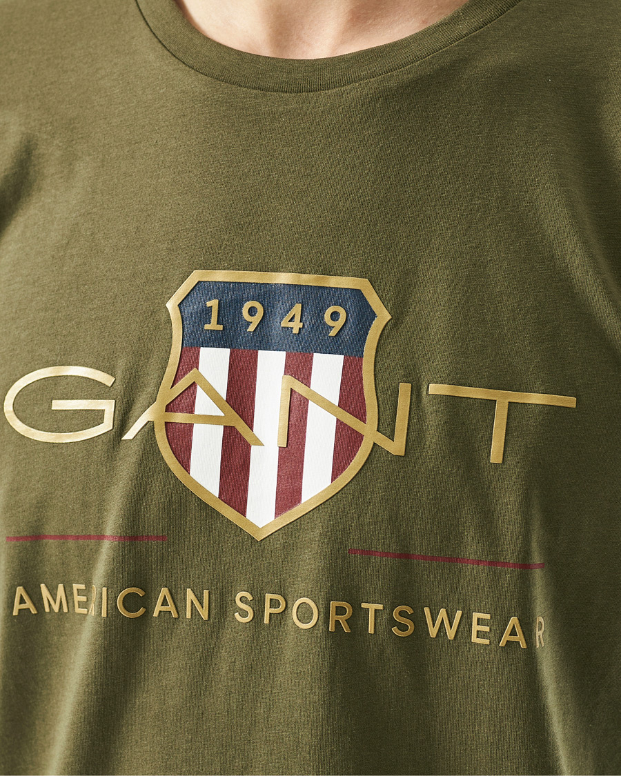 Heren | T-shirts | GANT | Archive Shield Logo Tee Racing Green