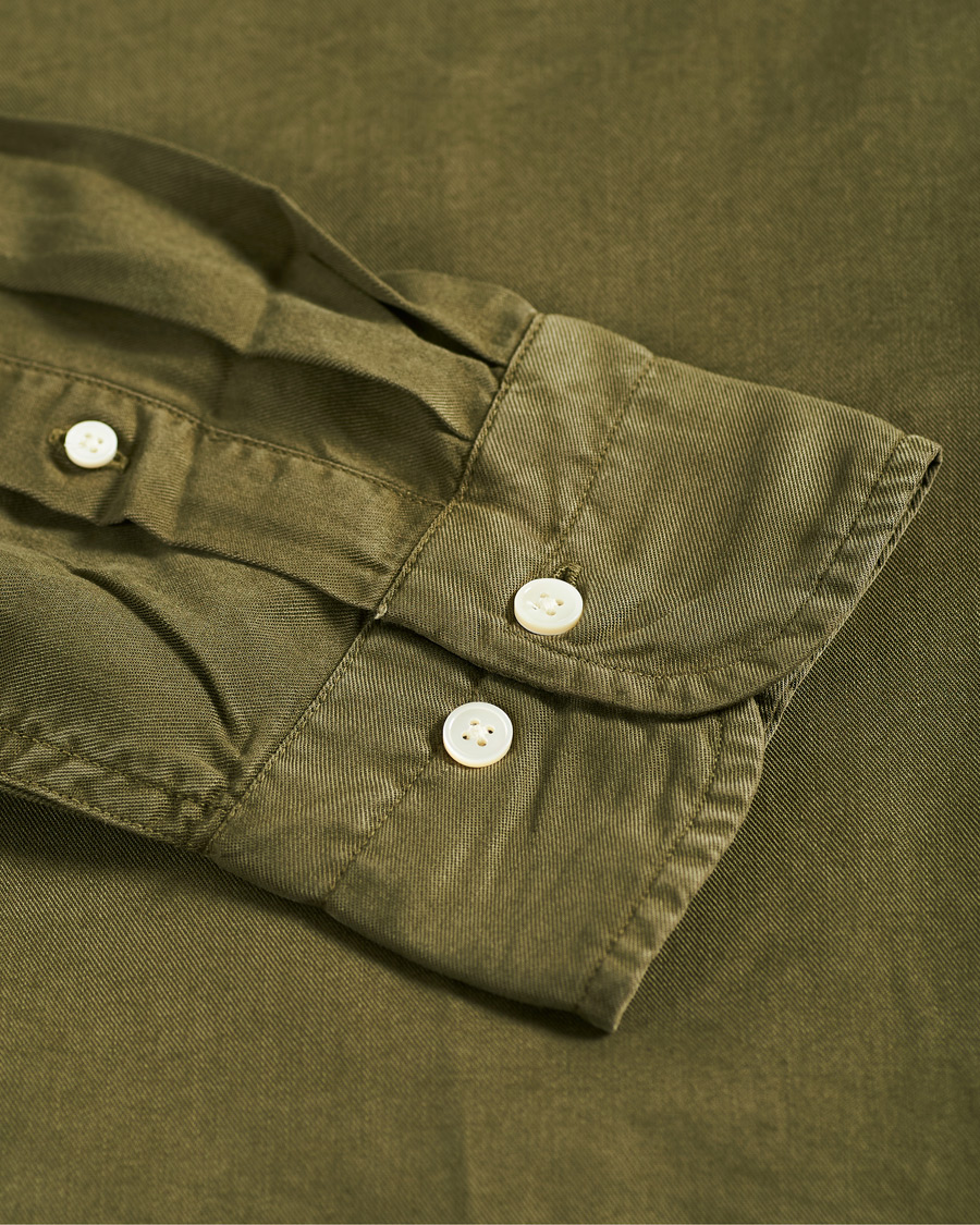 Heren | Overhemden | GANT | Regular Garment Dyed Lyocell Shirt Racing Green
