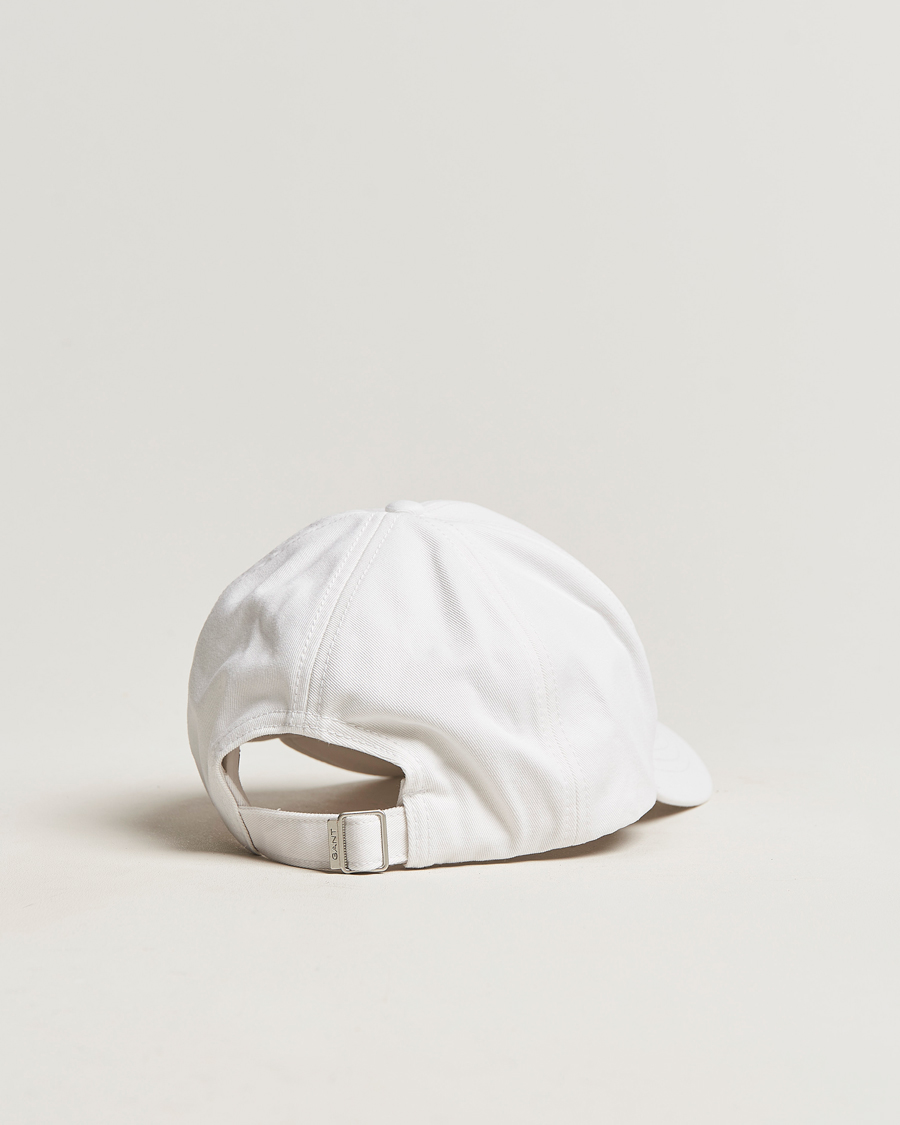 Heren | GANT High Cotton Twill Cap White | GANT | High Cotton Twill Cap White