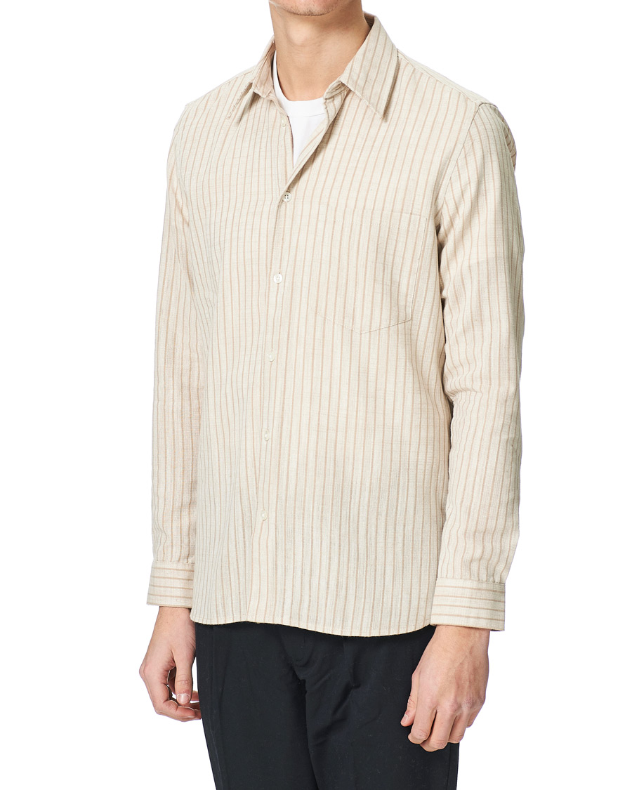 Heren | Overhemden | Samsøe Samsøe | Samsøe & Samsøe Liam Cotton Linen Shirt Pure Cashmere