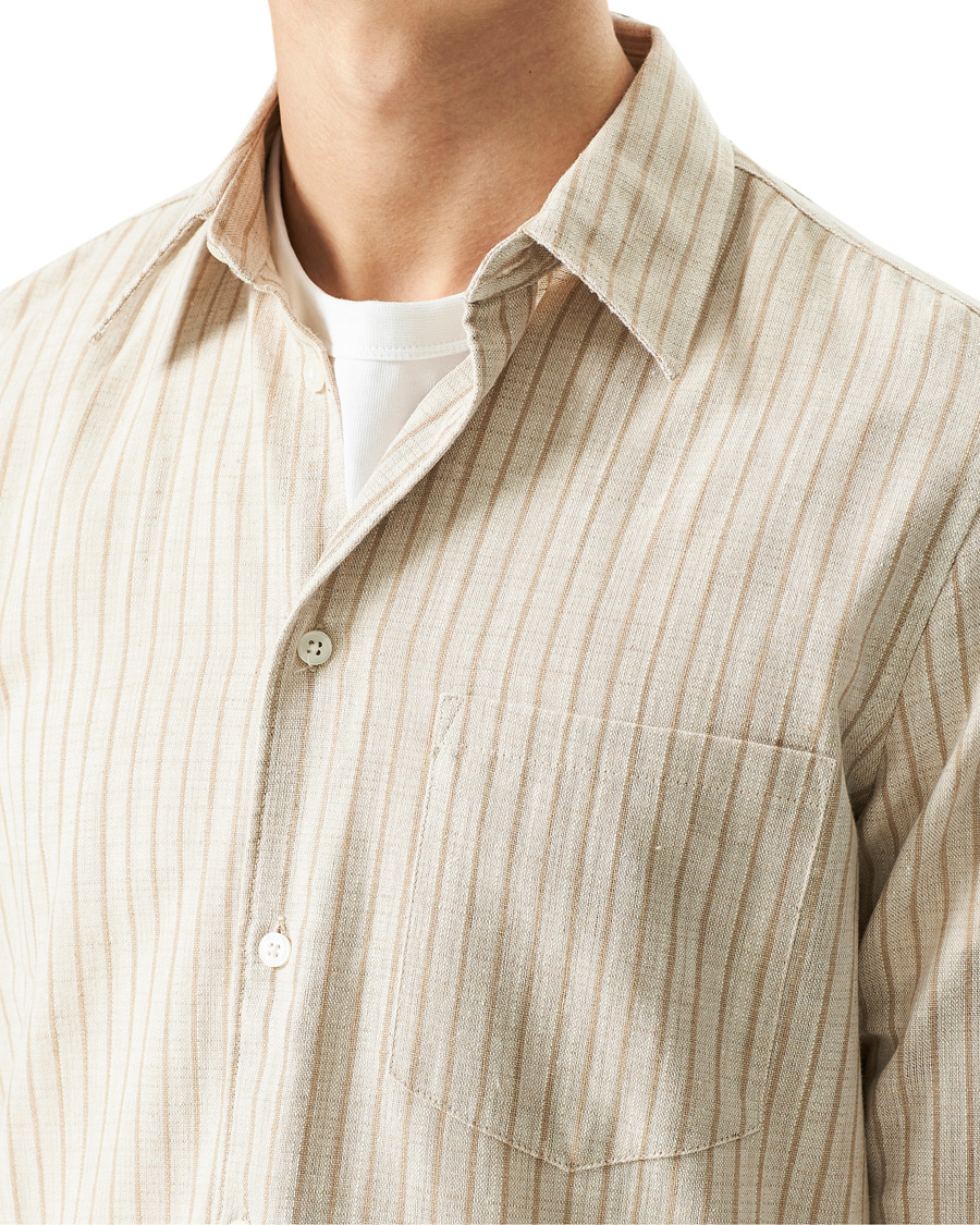 Heren | Overhemden | Samsøe Samsøe | Samsøe & Samsøe Liam Cotton Linen Shirt Pure Cashmere