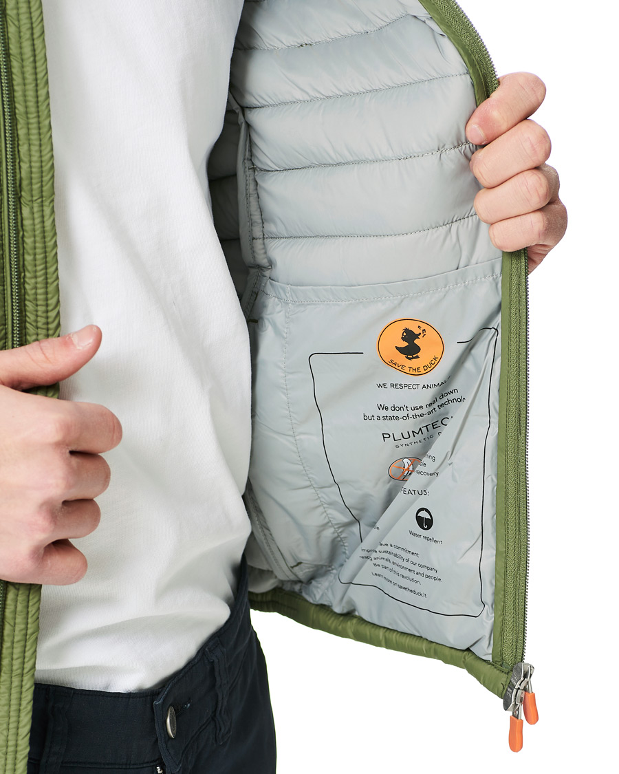 Heren | Jassen | Save The Duck | Alexander Lightweight Padded Jacket Cactus Green