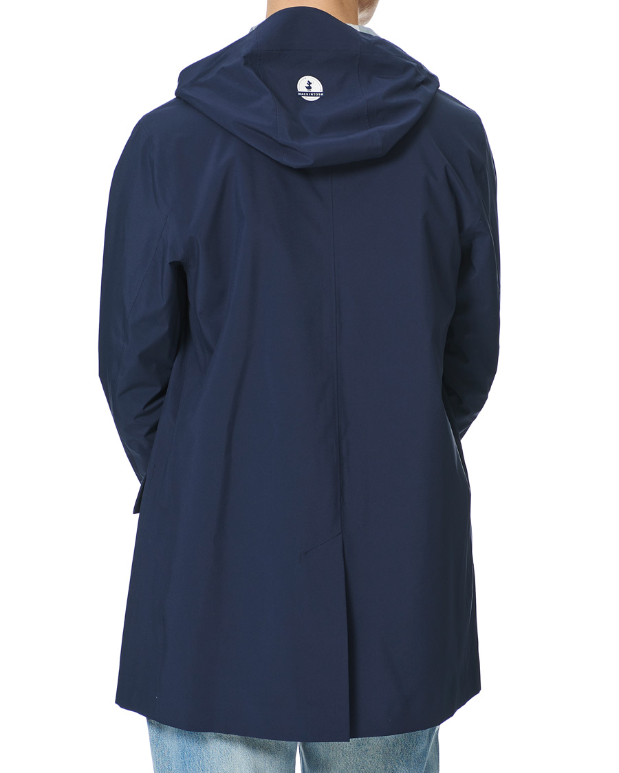 Heren | Jassen | Save The Duck | Mackintosh Co-Lab John Coat Navy Blue