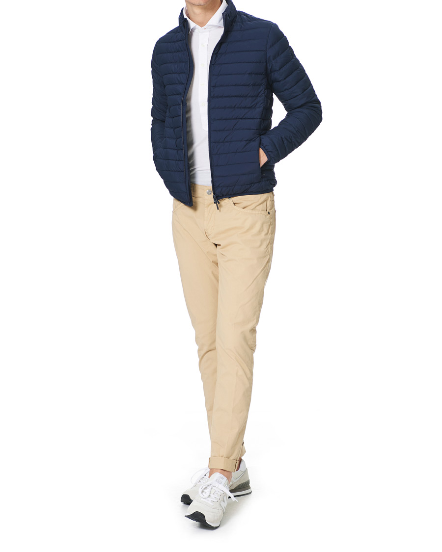 Heren | Jassen | Save The Duck | Lewis Lightweight Matt Padded Jacket Navy Blue