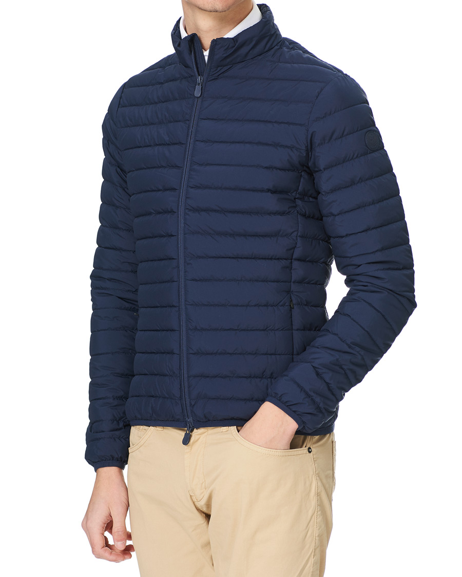 Heren | Jassen | Save The Duck | Lewis Lightweight Matt Padded Jacket Navy Blue