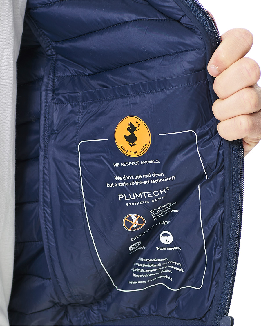 Heren | Jassen | Save The Duck | Lewis Lightweight Matt Padded Jacket Navy Blue