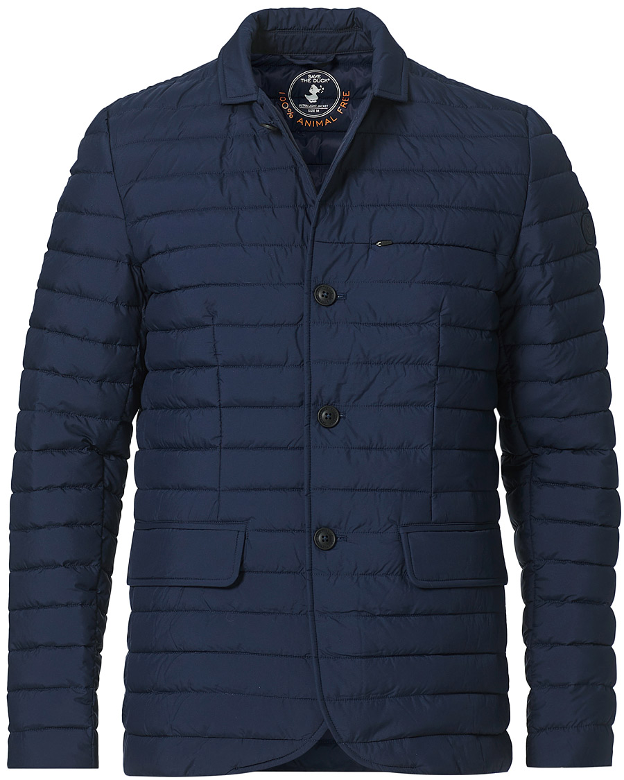Heren | Jassen | Save The Duck | Kepler Lightweight Matt Padded Blazer Navy Blue