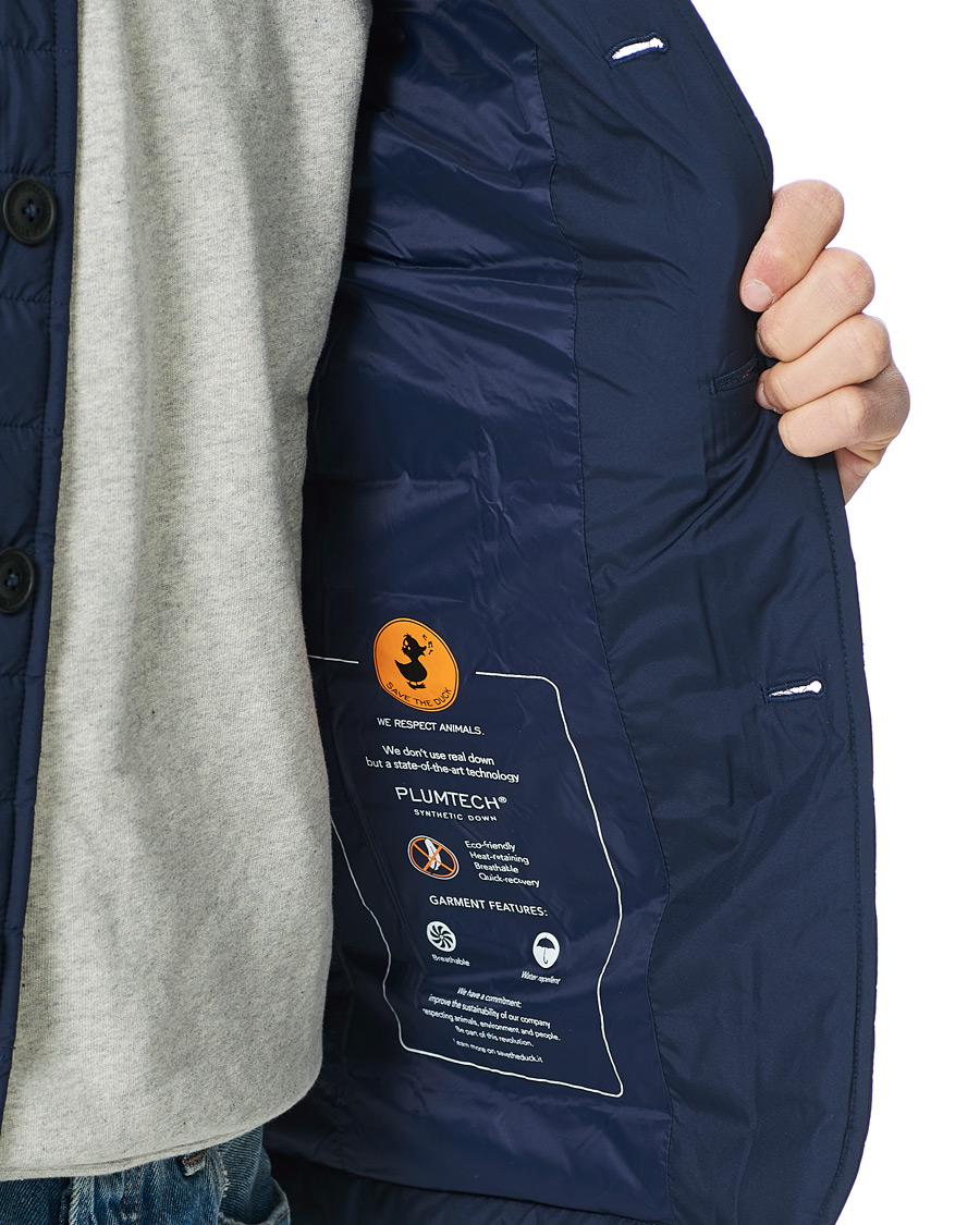 Heren | Jassen | Save The Duck | Kepler Lightweight Matt Padded Blazer Navy Blue