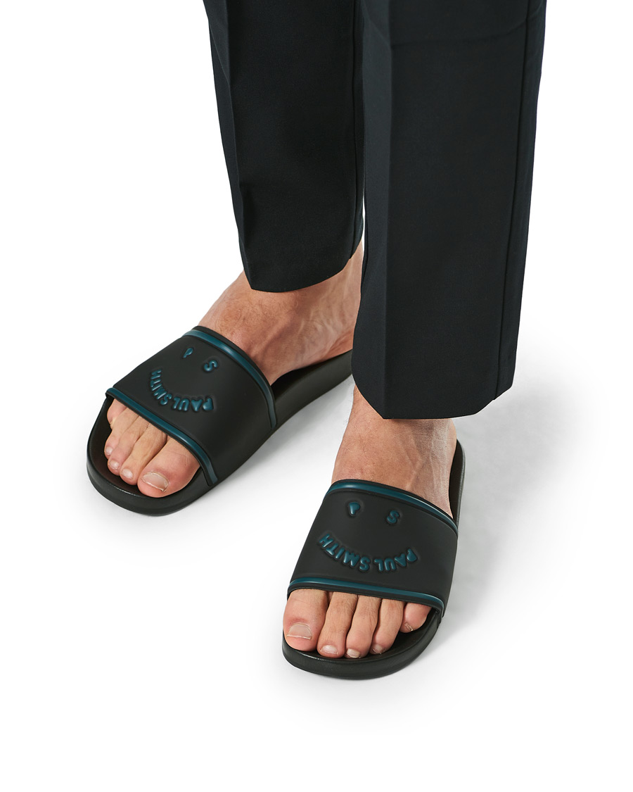 Heren | PS Paul Smith Summit Slides Black | PS Paul Smith | Summit Slides Black