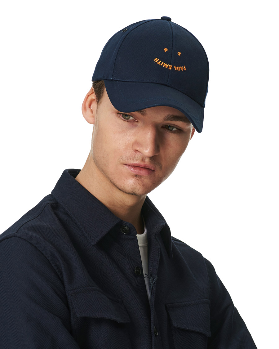 Heren | PS Paul Smith Happy Cap Navy | PS Paul Smith | Happy Cap Navy