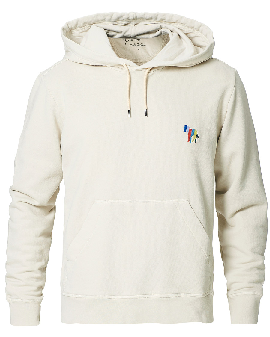 Heren | Truien | PS Paul Smith | Embroidered Zebra Hoodie Off White
