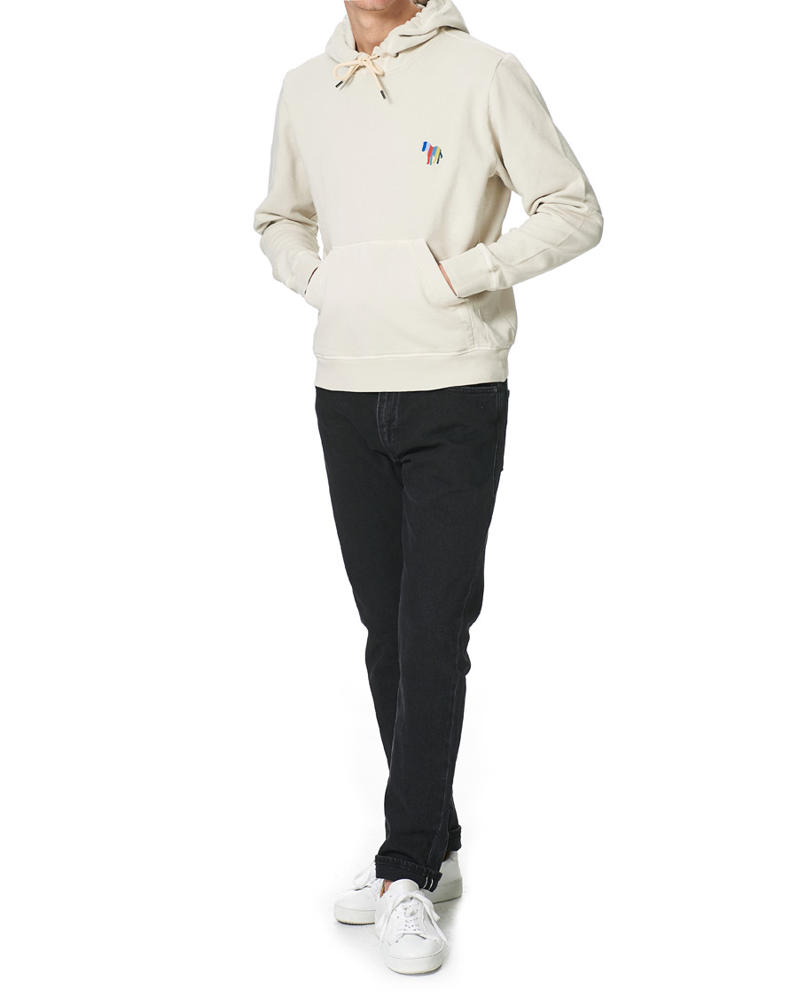 Heren | Truien | PS Paul Smith | Embroidered Zebra Hoodie Off White