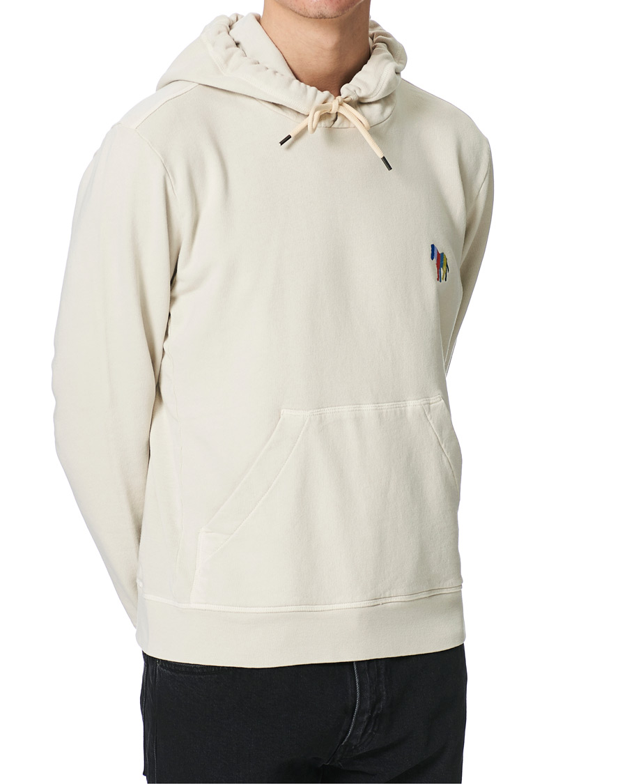 Heren | Truien | PS Paul Smith | Embroidered Zebra Hoodie Off White