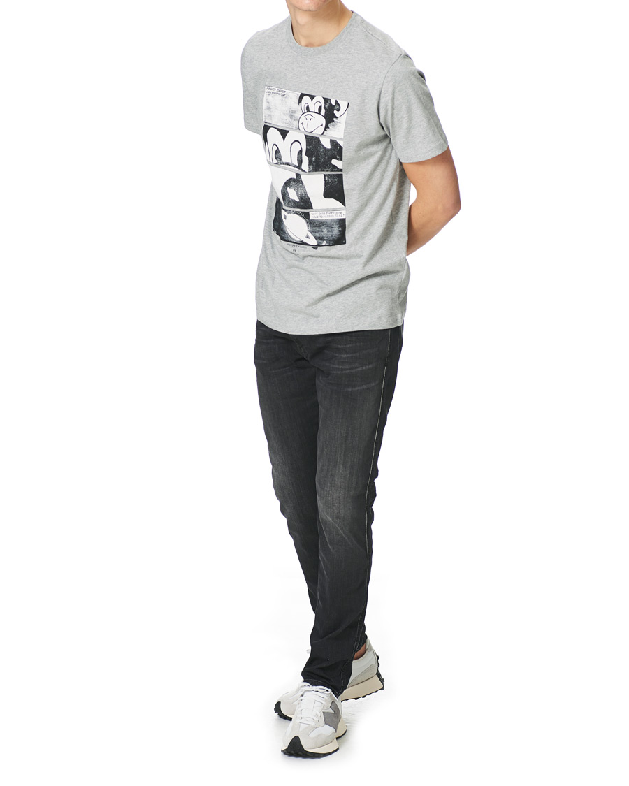 Heren | T-shirts | PS Paul Smith | Monkey Regular Fit T-Shirt Grey