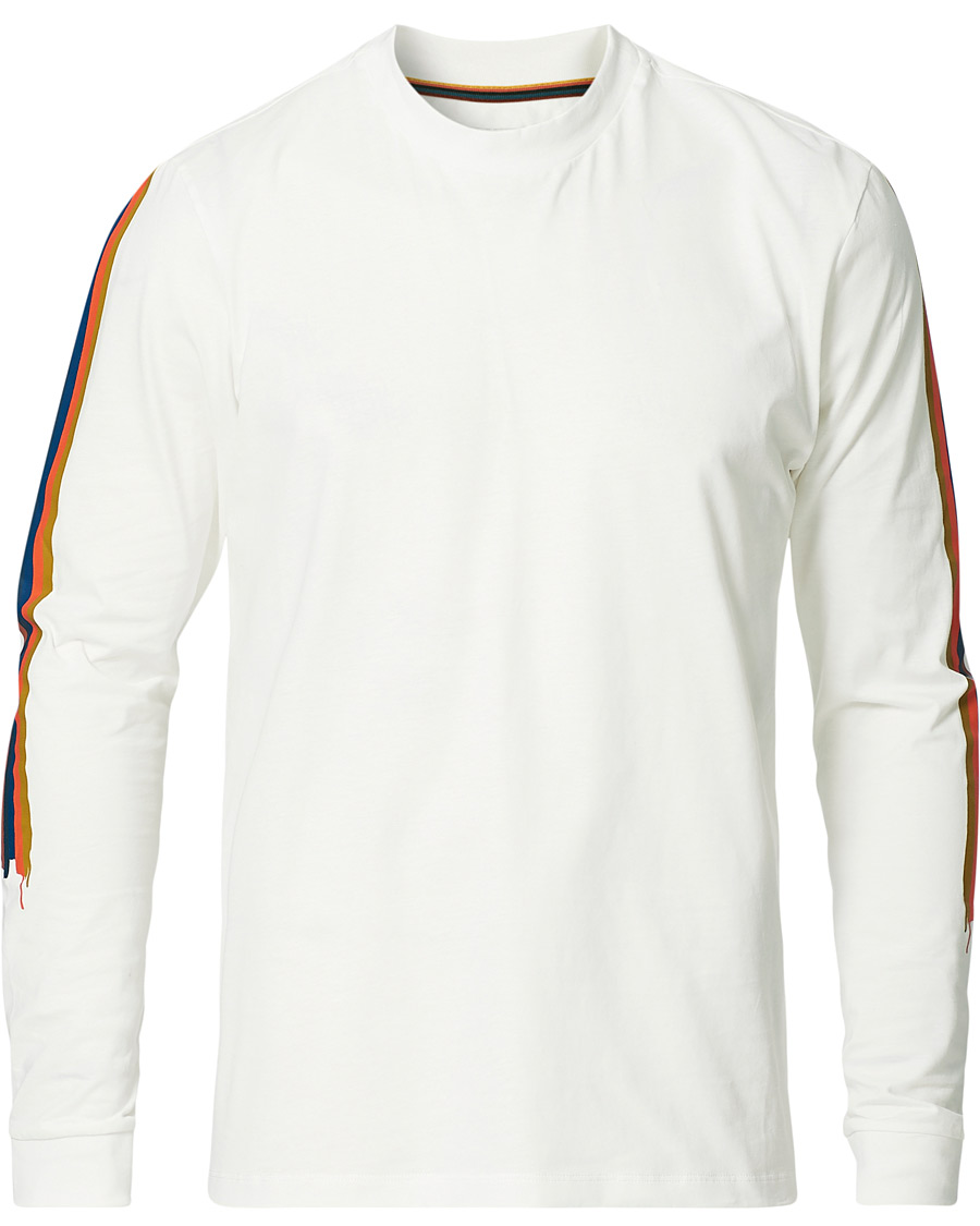Heren | T-shirts | Paul Smith | Artist Striped T-Shirt White